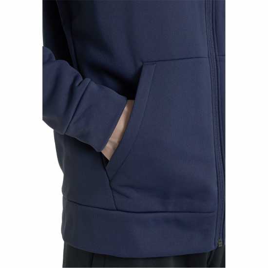 Under Armour Fleece Full Zip Hoodie Mens Синьо Мъжки суитчъри и блузи с качулки