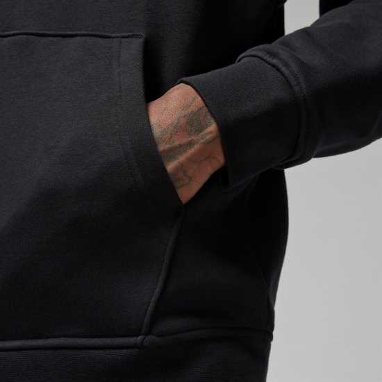 Air Jordan Essentials Men's Full-Zip Fleece Hoodie Black/White Мъжки суитчъри и блузи с качулки
