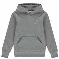 Nike Air Jordan Fleece Hoodie Junior Boys Carbon Heather Детски суитчъри и блузи с качулки