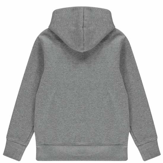 Nike Air Jordan Fleece Hoodie Junior Boys Carbon Heather Детски суитчъри и блузи с качулки