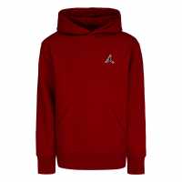 Nike Air Jordan Fleece Hoodie Junior Boys Тренировъчен червен Детски суитчъри и блузи с качулки