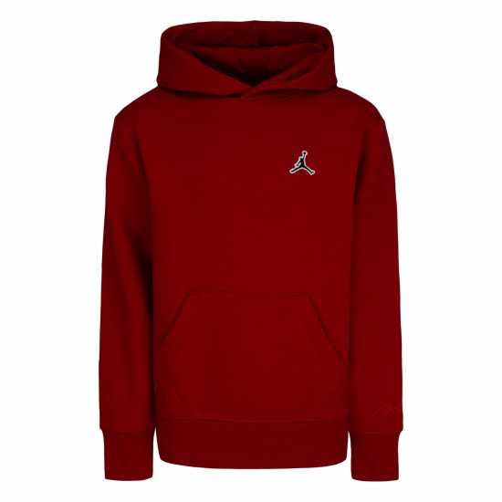 Nike Air Jordan Fleece Hoodie Junior Boys Тренировъчен червен Детски суитчъри и блузи с качулки