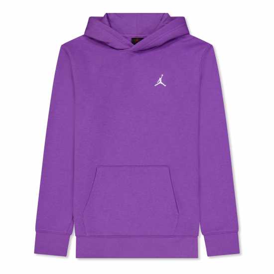Nike Air Jordan Fleece Hoodie Junior Boys Черно малиново 