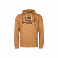 Oneill Logo Stack Hoodie Mens Dijion Мъжки суитчъри и блузи с качулки