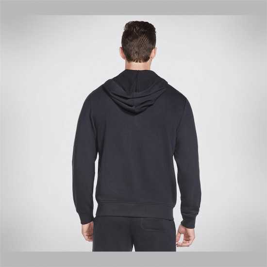 Skechers Go Walk Zip Hoodie Mens Black Мъжки суитчъри и блузи с качулки