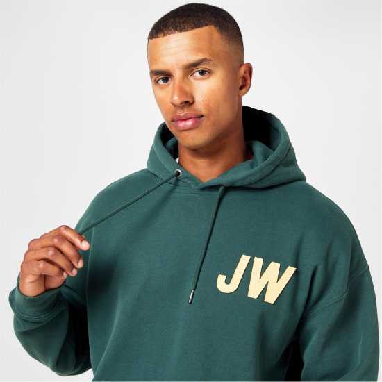 Jack Wills Felt Applique Hoodie  Мъжки суитчъри и блузи с качулки