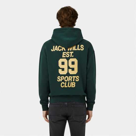 Men's Jw Felt Applique Hoodie Men's Jw Felt Applique Hoodie