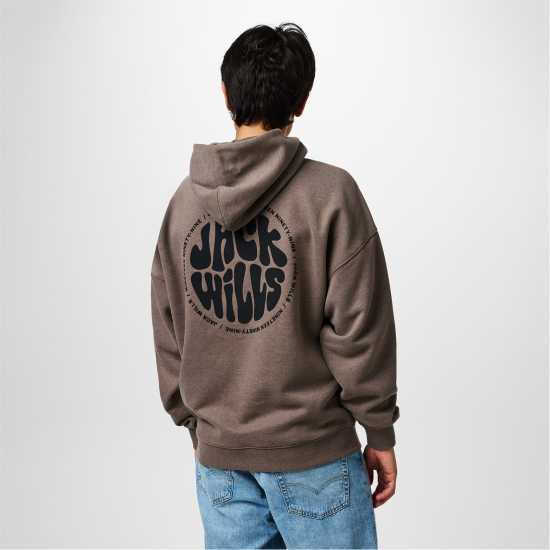 Jack Wills Circle Hoodie  Мъжки суитчъри и блузи с качулки