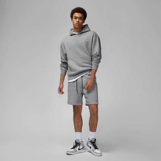 Air Jordan Essential Men's Fleece Pullover Hoodie Carbon/White Мъжки суитчъри и блузи с качулки