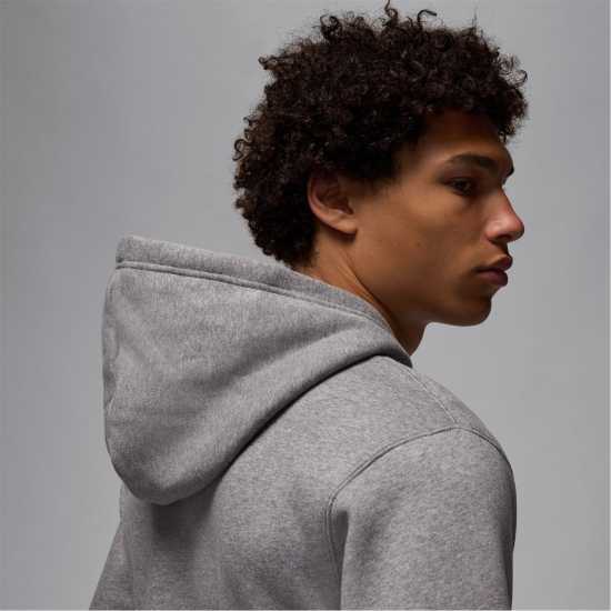 Air Jordan Essential Men's Fleece Pullover Hoodie Въглероден/Бял Мъжки суитчъри и блузи с качулки