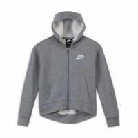 Nike Sportswear Club Fleece Big Kids' (Girls') Full-Zip Hoodie  Детски суитчъри и блузи с качулки
