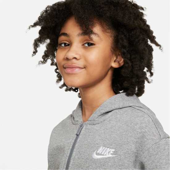 Детски суитчъри и блузи с качулки Nike Sportswear Club Fleece Big Kids' (Girls') Full-Zip Hoodie Nike Sportswear Club Fleece Big Kids' (Girls') Full-Zip Hoodie Детски суитчъри и блузи с качулки