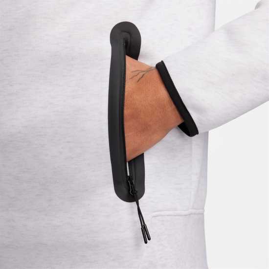 Мъжки суитчъри и блузи с качулки Nike Tech Fleece Hoodie Mens Бяло/Черно Nike Tech Fleece Hoodie Mens Бяло/Черно Мъжки суитчъри и блузи с качулки