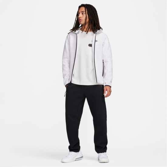 Мъжки суитчъри и блузи с качулки Nike Tech Fleece Hoodie Mens Бяло/Черно Nike Tech Fleece Hoodie Mens Бяло/Черно Мъжки суитчъри и блузи с качулки