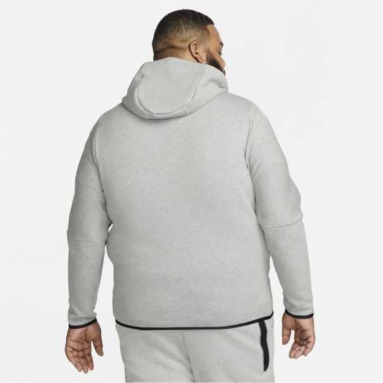 Nike Tech Fleece Hoodie Mens Сиво H / Черно Мъжки суитчъри и блузи с качулки
