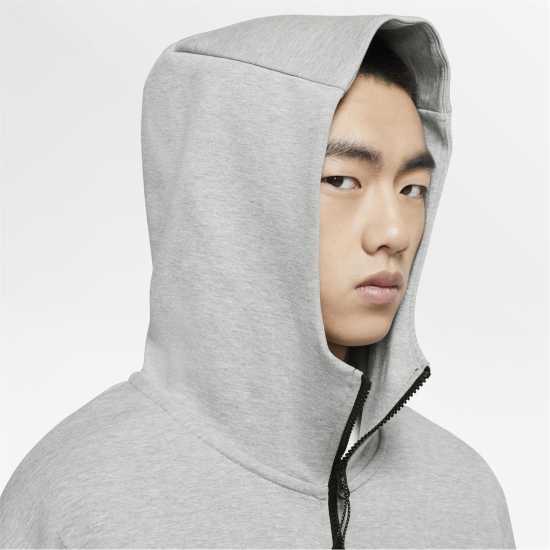 Nike Tech Fleece Hoodie Mens Сиво H / Черно Мъжки суитчъри и блузи с качулки