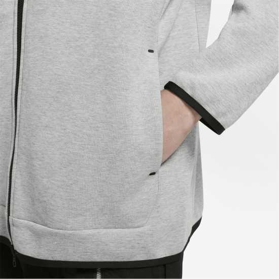 Nike Tech Fleece Hoodie Mens Сиво H / Черно Мъжки суитчъри и блузи с качулки