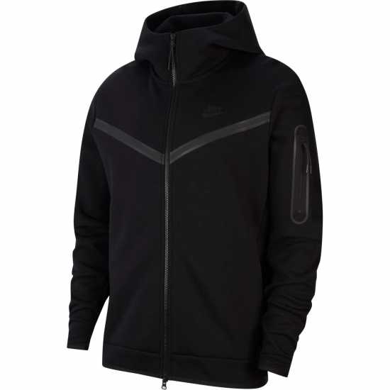 Мъжки суитчъри и блузи с качулки Nike Tech Fleece Hoodie Mens Черно Nike Tech Fleece Hoodie Mens Черно Мъжки суитчъри и блузи с качулки