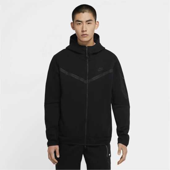Мъжки суитчъри и блузи с качулки Nike Tech Fleece Hoodie Mens Черно Nike Tech Fleece Hoodie Mens Черно Мъжки суитчъри и блузи с качулки