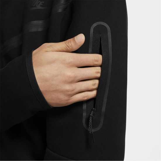 Мъжки суитчъри и блузи с качулки Nike Tech Fleece Hoodie Mens Черно Nike Tech Fleece Hoodie Mens Черно Мъжки суитчъри и блузи с качулки