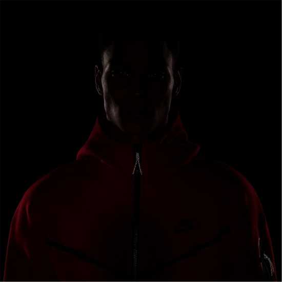 Мъжки суитчъри и блузи с качулки Nike Tech Fleece Hoodie Mens GYM RED/BLACK Nike Tech Fleece Hoodie Mens GYM RED/BLACK Мъжки суитчъри и блузи с качулки
