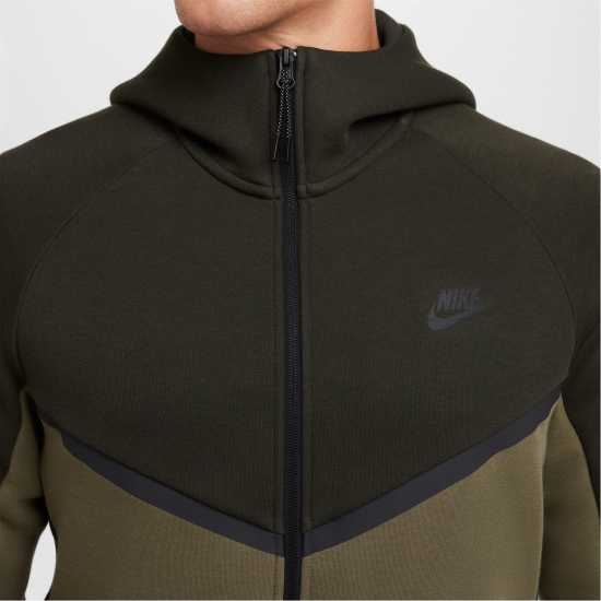 Мъжки суитчъри и блузи с качулки Nike Tech Fleece Hoodie Mens Олива/Черно Nike Tech Fleece Hoodie Mens Олива/Черно Мъжки суитчъри и блузи с качулки