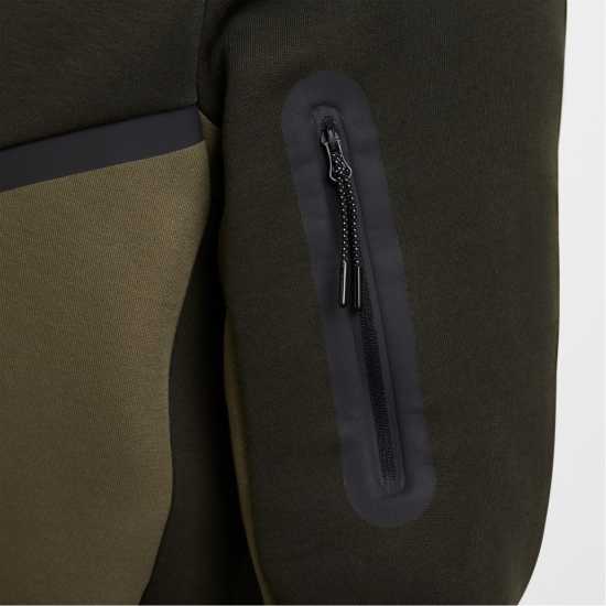 Мъжки суитчъри и блузи с качулки Nike Tech Fleece Hoodie Mens Олива/Черно Nike Tech Fleece Hoodie Mens Олива/Черно Мъжки суитчъри и блузи с качулки