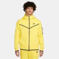 Nike Tech Fleece Hoodie Mens Yellow/Black Мъжки суитчъри и блузи с качулки