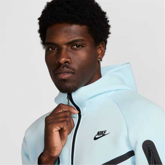 Мъжки суитчъри и блузи с качулки Nike Tech Fleece Hoodie Mens Глакиер Син Nike Tech Fleece Hoodie Mens Глакиер Син Мъжки суитчъри и блузи с качулки