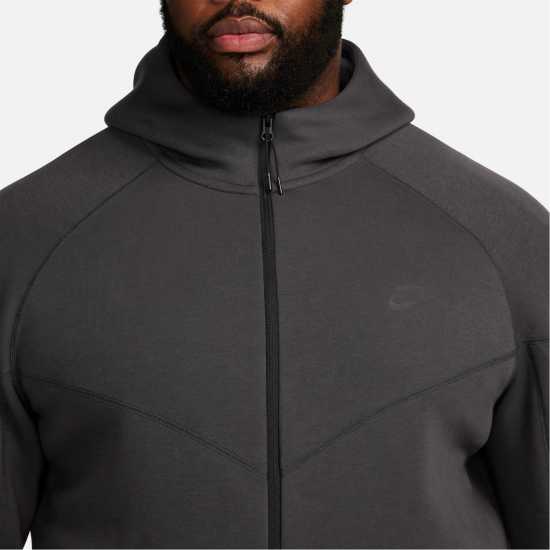 Nike Tech Fleece Hoodie Mens Сиво/Черно Мъжки суитчъри и блузи с качулки