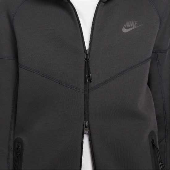 Nike Tech Fleece Hoodie Mens Сиво/Черно Мъжки суитчъри и блузи с качулки