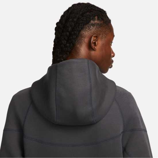 Nike Tech Fleece Hoodie Mens Сиво/Черно Мъжки суитчъри и блузи с качулки