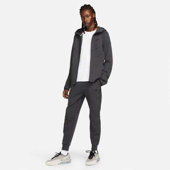 Nike Tech Fleece Hoodie Mens Сиво/Черно Мъжки суитчъри и блузи с качулки