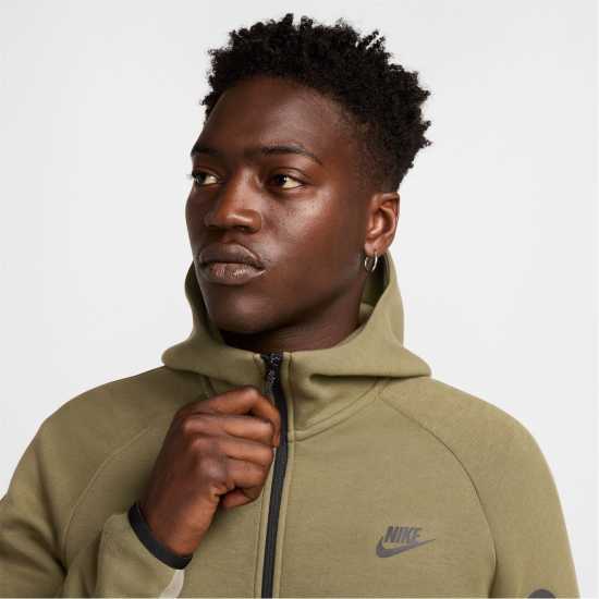 Nike Tech Fleece Hoodie Mens Olive/Army Мъжки суитчъри и блузи с качулки