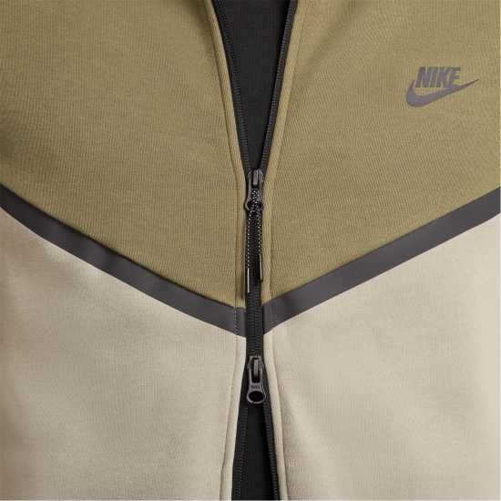 Nike Tech Fleece Hoodie Mens Olive/Army Мъжки суитчъри и блузи с качулки