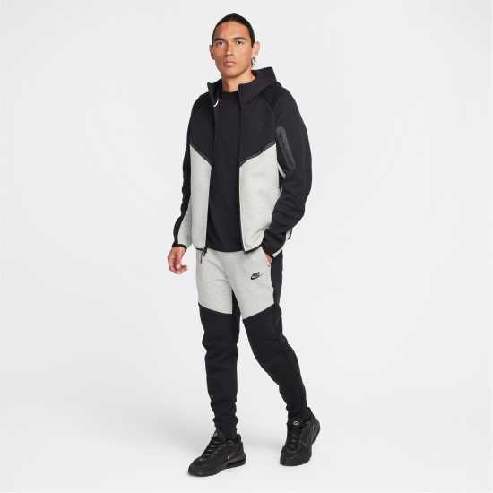 Nike Tech Fleece Hoodie Mens Черно/Сиво Мъжки суитчъри и блузи с качулки