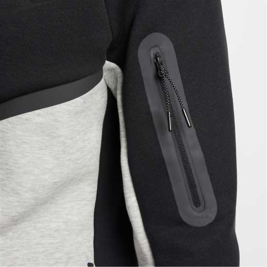 Nike Tech Fleece Hoodie Mens Черно/Сиво Мъжки суитчъри и блузи с качулки