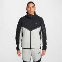 Nike Tech Fleece Hoodie Mens Черно/Сиво Мъжки суитчъри и блузи с качулки