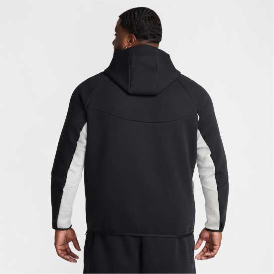 Мъжки суитчъри и блузи с качулки Nike Tech Fleece Hoodie Mens Черно/Сиво Nike Tech Fleece Hoodie Mens Черно/Сиво Мъжки суитчъри и блузи с качулки