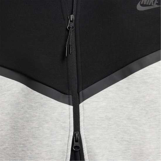 Мъжки суитчъри и блузи с качулки Nike Tech Fleece Hoodie Mens Черно/Сиво Nike Tech Fleece Hoodie Mens Черно/Сиво Мъжки суитчъри и блузи с качулки