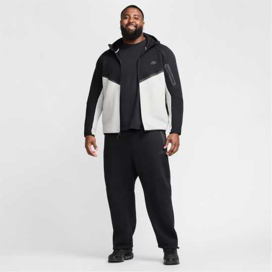 Мъжки суитчъри и блузи с качулки Nike Tech Fleece Hoodie Mens Черно/Сиво Nike Tech Fleece Hoodie Mens Черно/Сиво Мъжки суитчъри и блузи с качулки