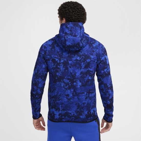 Мъжки суитчъри и блузи с качулки Nike Tech Fleece Hoodie Mens Синьо/Черно Камуфлаж Nike Tech Fleece Hoodie Mens Синьо/Черно Камуфлаж Мъжки суитчъри и блузи с качулки