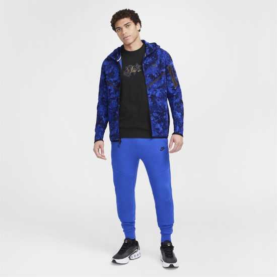 Мъжки суитчъри и блузи с качулки Nike Tech Fleece Hoodie Mens Синьо/Черно Камуфлаж Nike Tech Fleece Hoodie Mens Синьо/Черно Камуфлаж Мъжки суитчъри и блузи с качулки