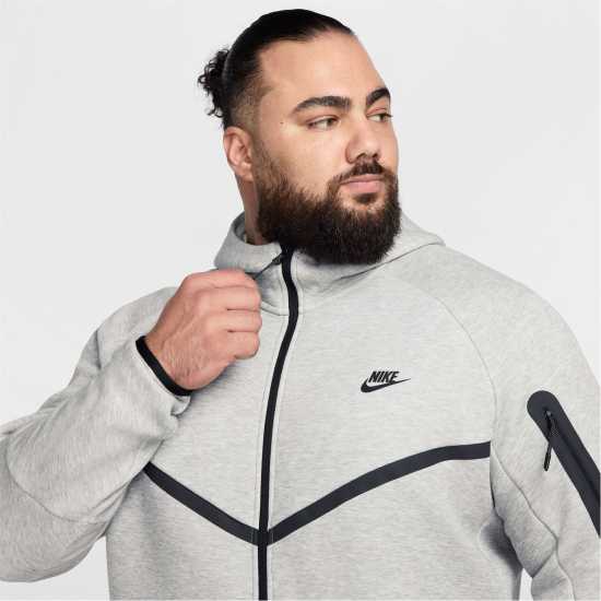 Мъжки суитчъри и блузи с качулки Nike Tech Fleece Hoodie Mens Сива Хизър Nike Tech Fleece Hoodie Mens Сива Хизър Мъжки суитчъри и блузи с качулки