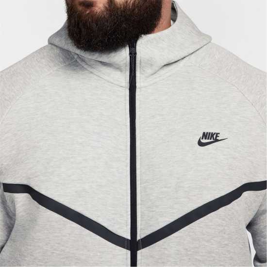 Мъжки суитчъри и блузи с качулки Nike Tech Fleece Hoodie Mens Сива Хизър Nike Tech Fleece Hoodie Mens Сива Хизър Мъжки суитчъри и блузи с качулки