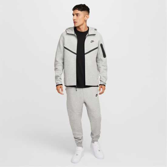 Мъжки суитчъри и блузи с качулки Nike Tech Fleece Hoodie Mens Сива Хизър Nike Tech Fleece Hoodie Mens Сива Хизър Мъжки суитчъри и блузи с качулки