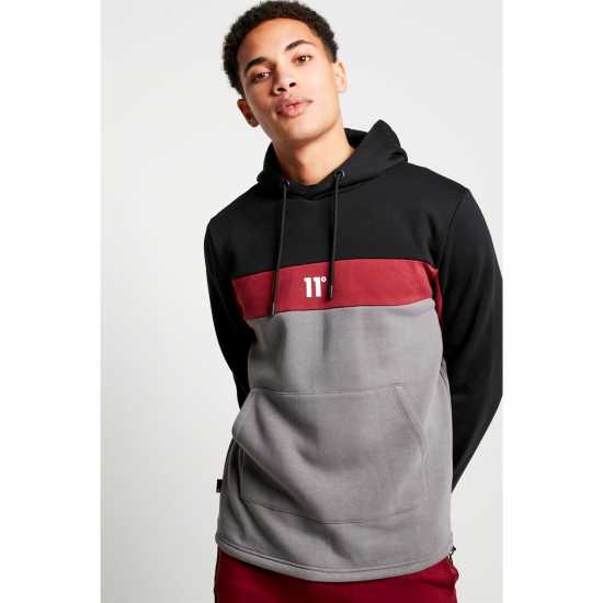 Panel Hoodie Mens Panel Hoodie Mens