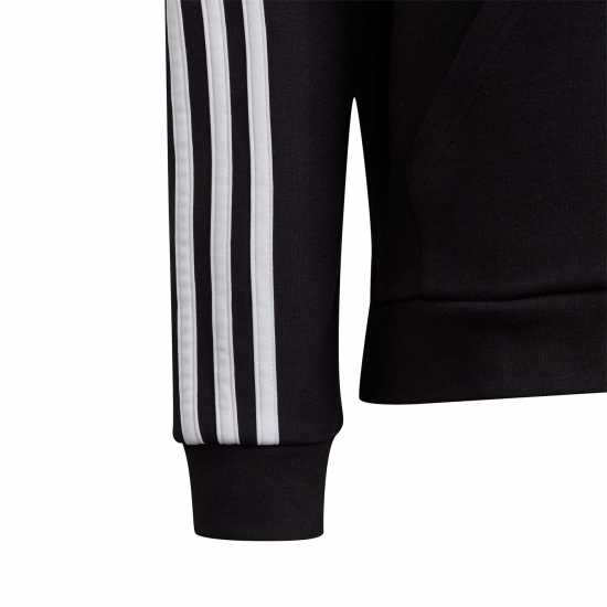 Adidas 3 Stripe Zip Hoodie Juniors  - Детски суитчъри и блузи с качулки