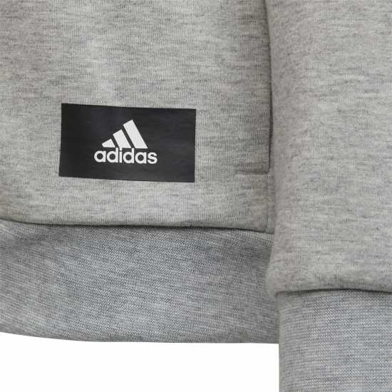 Adidas Icons 3 Stripe Full Zip Hoodie Junior Boys  Детски суитчъри и блузи с качулки
