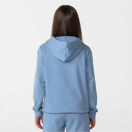 Puma Logo Hoodie Junior Boys Zen Blue Детски суитчъри и блузи с качулки